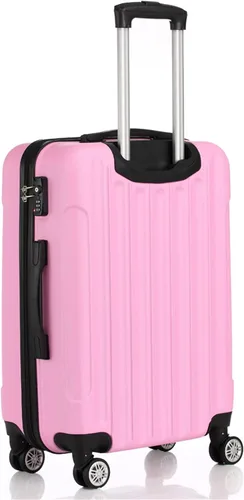 Vista 7 de HomVent Juego de equipaje de 3 piezas con ruedas giratorias, juego de maleta con bloqueo TSA para mujeres, hombres, viajes, 3 piezas de 20, 24 y 28