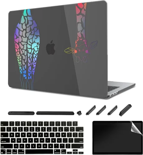 Vista 13 de Funda para MacBook Air de 15.3 pulgadas (modelo de lanzamiento 2023: chip A2941 M2), funda protectora, cubierta de teclado y protector de pantalla.