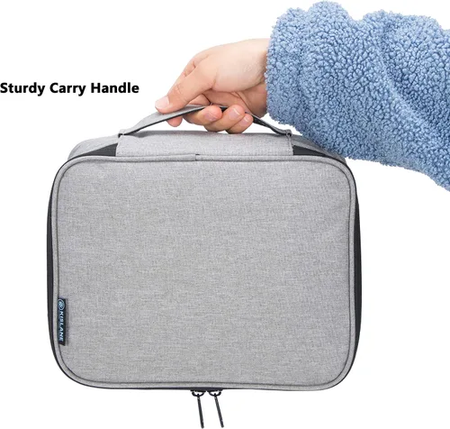 Vista 5 de KISLANE Soft Carrying Case Compatible with Oculus Quest 2 VR Carrying Case for Oculus Quest 2 Headset Fits for Travel Home Outdoor Not Compatible