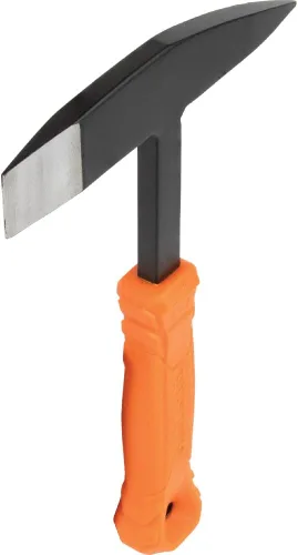 Vista 6 de Klein Tools H80612 Martillo astillador de soldadura, martillo de escoria de cabeza de acero de 10 onzas con mango de agarre de nailon resistente al