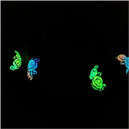 Vista 7 de Polvo que brilla en la oscuridad, 24 frascos de pigmento luminoso en polvo de fluorescencia nocturna, 12 colores, resina epoxi luminosa, polvo de 24
