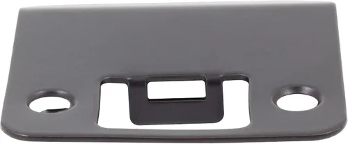 Vista 4 de Stone Harbor Hardware Esquina redonda con labio extendido, 2-1/4" x 1-3/4", (2-1/4" de longitud total), negro mate