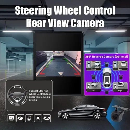 Vista 6 de Para Chevrolet Cruze 2008-2016 Tesla Style Car CarPlay Android Navegación Automática Estéreo GPS Radio Cámara Inversa 9.7 "IPS Pantalla táctil
