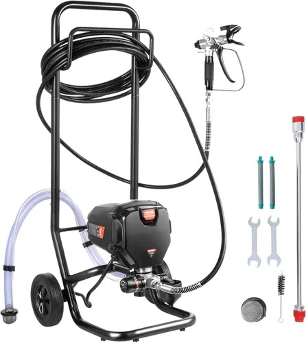 Vista 11 de VEVOR Pulverizador de pintura sin aire, 650 W, 3000 PSI de alta presión sin
