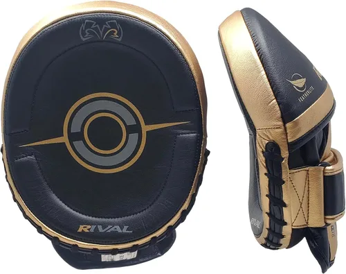 Vista 2 de RIVAL Boxing RPM100 - Guantes profesionales de perforación, diseño ergonómico precurvado, correa de muñeca de gancho y bucle en ángulo y forro