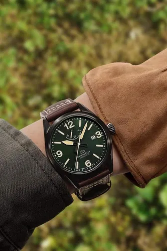 Vista 6 de Orient Reloj de hombre con esfera verde automática estrella RE-AU0201E00B, Moderno