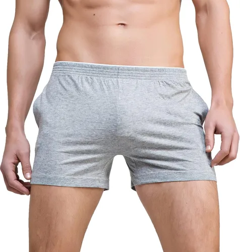 Vista 5 de Pantalones cortos de pijama para hombre con bolsillos
