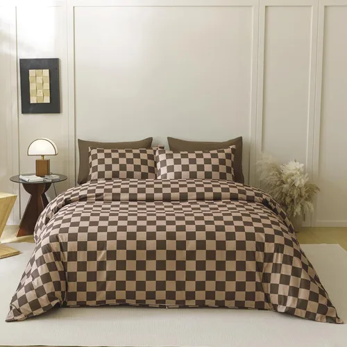Vista 35 de Wellboo Juego de edredón de color verde oscuro, tamaño individual, color verde oliva, bohemio, ropa de cama de algodón para niños y niñas