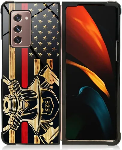 Vista 22 de DAIZAG Funda compatible con Samsung Galaxy Z Fold 2 5G, protección completa, a prueba de golpes, antiarañazos, funda de poliuretano termoplástico