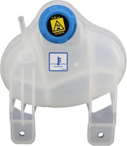 Vista 3 de TRQ Botella de desbordamiento del tanque de expansión del depósito de refrigerante del radiador compatible con Ram ProMaster City CH3014192 2015-2022
