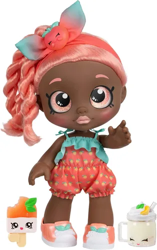 Vista 13 de Kindi Kids Aromática Sisters Pawsome Royal Family - Muñeca de Juego Preescolar de 10": Tiara Sparkles, Baby Kindi de 6.5": Teenie Tiara, y Kindi