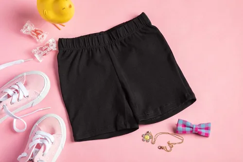 Vista 2 de MY WAY - Pantalones cortos de ciclismo para niña (algodón, 3 unidades, tallas 2-16)