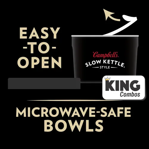Vista 6 de Campbell's Slow Kettle Style - Bisque cremoso de brócoli cheddar, cuenco para microondas de 15.5 onzas (2)