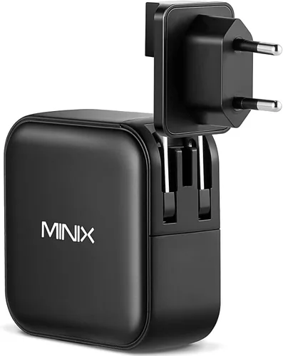 Vista 3 de MINIX P3 100W Turbo 4-Port GaN cargador de pared de viaje USB C PD
