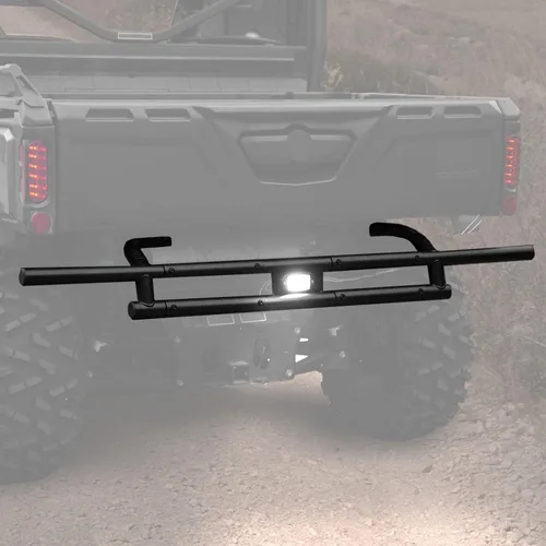 Vista 9 de A & UTV PRO Parachoques Trasero para Can-Am Defender HD5 HD8 HD7 HD9 HD10 Max 2016-2024, Parachoques Trasero de Servicio Pesado Defensa contra