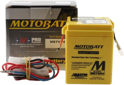 Vista 5 de Reemplazo para batería de motocicleta Motobatt MBT6N4 6V 4Ah sustituye a