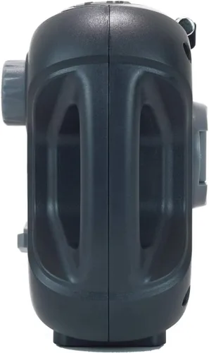 Vista 5 de Kaito Radio de emergencia KA580 Digital Solar Dynamo Crank Wind Up AM/FM y NOAA receptor de radio meteorológico con alerta en tiempo real, Negro
