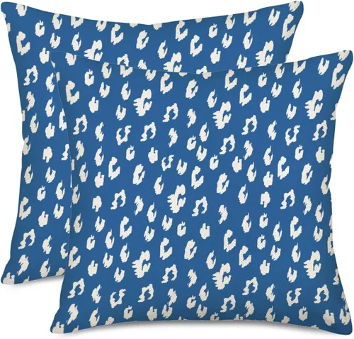 Vista 8 de Fukeen Juego de 2 fundas de almohada de playa de verano de 16 x 16 pulgadas, conchas de mar, conchas de coral y estrellas de mar y estrellas de mar