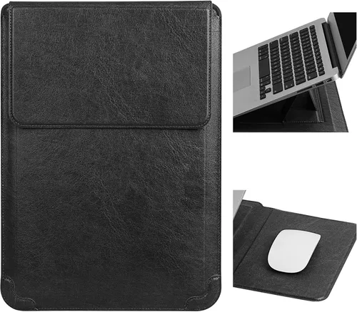 Vista 10 de HoYiXi Funda para laptop de 13.3 pulgadas con soporte, compatible con MacBook Neo 2026/MacBook Air/Pro 13 (M4/M3/M2/M1 2020-2025), Surface Pro 8
