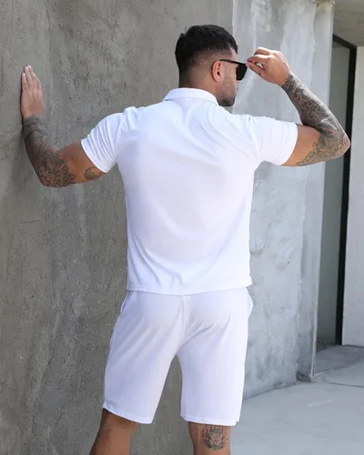 Vista 4 de RPOVIG Conjunto de 2 piezas con cremallera para golf, gimnasio, entrenamiento, para hombre
