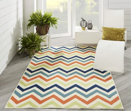 Vista 2 de Momeni colección Baja, Polipropileno, Multicolor
