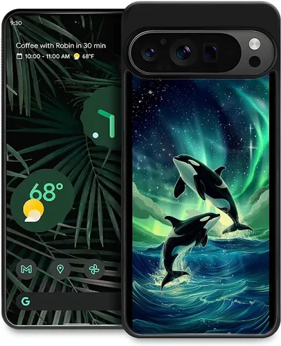 Vista 85 de Compatible con Google Pixel 4A 5G Mobile Case Creative Acrylic Panel trasero Silicona Protección Grip especialmente diseñado para Google Pixel 4A 5G