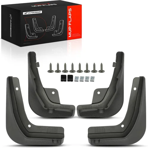 Vista 17 de A-Premium Juego de 4 protectores contra salpicaduras de barro compatibles con Cadillac XT4 2019-2020, Sport Utility de 4 puertas, con accesorios