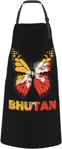 Vista 5 de Delantal vintage con diseño de bandera de la República Centroafricana con bolsillos para chef, hombres y mujeres, pintor, cocina, horneado