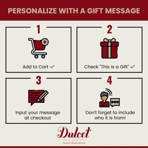 Vista 3 de Dulcet Gift Baskets Gourmet Gift Basket, Elegant White Deluxe Gift Box for Fathers Day Gift for Dad, Husband Grandfather, Men or Family Gifting