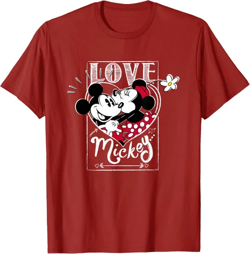 Vista 41 de Disney Mickey & Minnie Mouse Love Mickey - Camiseta para el día de San Valentín