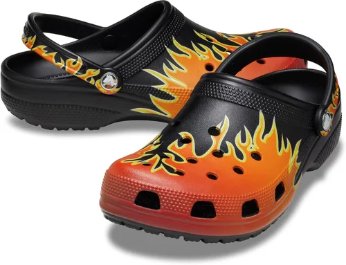 Vista 7 de Crocs Zuecos clásicos con purpurina unisex para adultos
