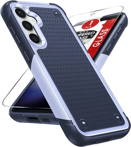 Vista 36 de LeYi Funda para Galaxy S21 FE-5G: Funda Samsung S21 FE con protector de pantalla, doble capa protectora de policarbonato duro y TPU suave Android