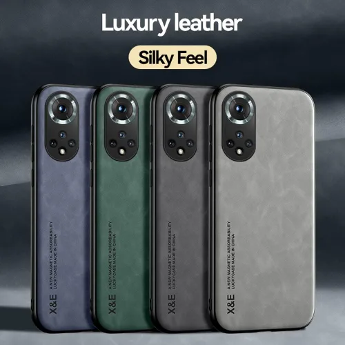 Vista 5 de Kepuch Silklike - Funda para Huawei Nova 9/Honor 50 - Cubierta Parachoques Placa De Metal Incorporada Para Huawei Nova 9/Honor 50 - Negro
