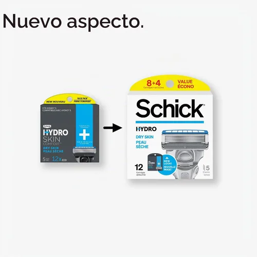 Vista 8 de Schick Hydro 5 Recambios para cuchilla de afeitar con recortador, rellenos, 12