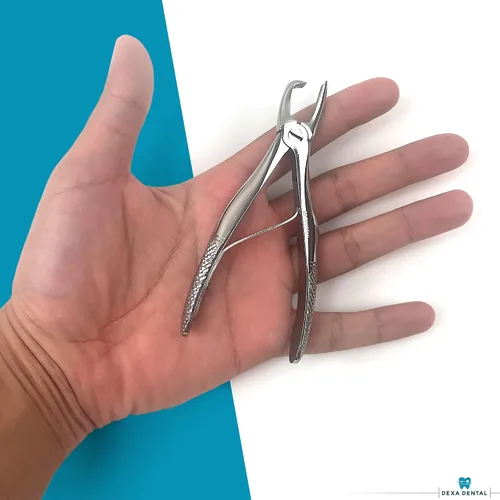 Vista 5 de Raspador de dientes para eliminar cálculos, pinza tártara, veterinario dental perro PET canino A+, instrumento de calidad, 4.5 pulgadas