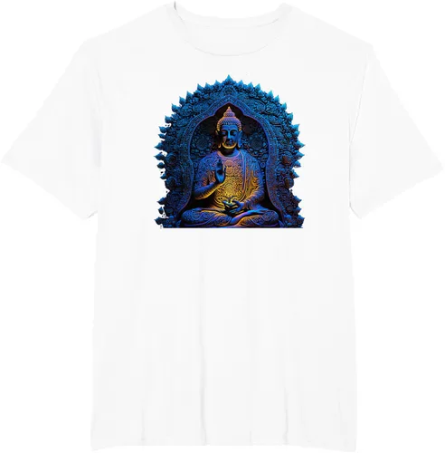 Vista 61 de Estatua de Buda Yoga Budismo Zen Buddhism Meditation T-Shirt Negro