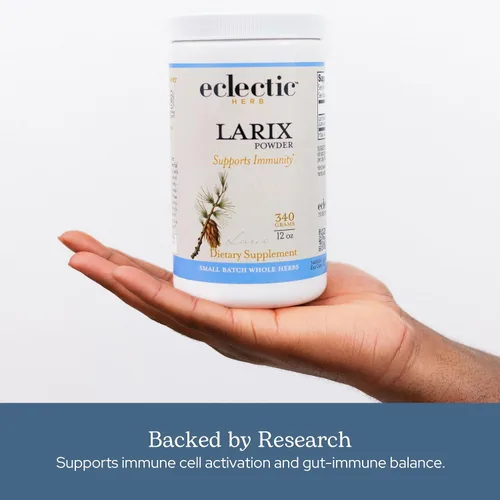 Vista 5 de Eclectic Institute Polvo de apoyo inmunológico Larix sin OMG 3 oz (81.5 g)
