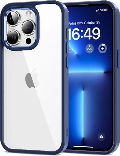 Vista 385 de HOOMIL Funda para iPhone 7 Plus/iPhone 8 Plus de 5.5 Pulgadas, sin amarillamiento, protección contra caídas, cubierta trasera dura transparente