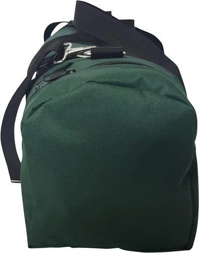 Vista 10 de Bolsa de lona triple grande con apertura en U, bolsillo frontal y dos compartimentos laterales, perfecta bolsa de cabina fabricada en Estados Unidos.