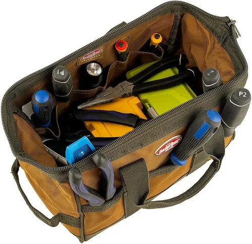 Vista 9 de Bucket Boss - Combo de bolsa de herramientas Gatemouth, bolsas de herramientas - Serie original (60028), marrón
