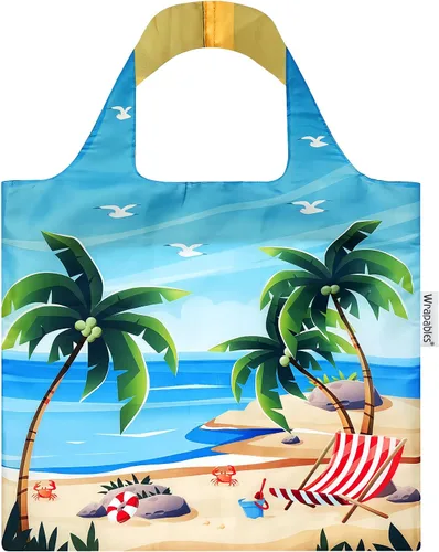 Vista 26 de allydrew Allybag - Bolsa de comestibles plegable y ligera, reutilizable, Abrtract 1