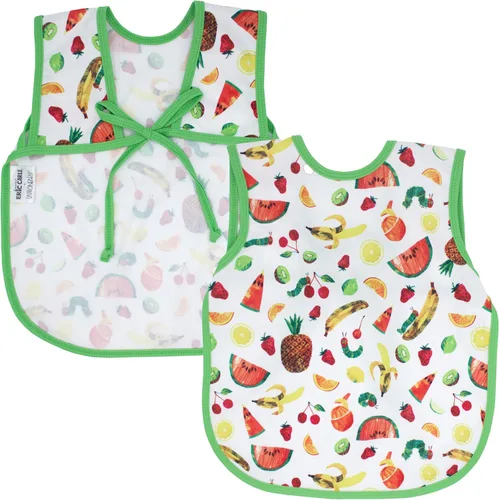 Vista 16 de BapronBaby Eric Carle Bapron - Babero más seguro sin corbata para el cuello - Bebé y niño pequeño - Suave impermeable - Sin PVC, BPA y ftalatos - 6
