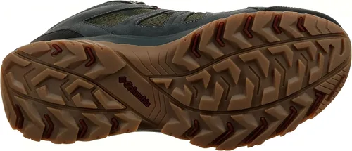 Vista 5 de Columbia Tenis de senderismo impermeables Redmond II Mid para hombre, Bm0168464 Collegiate Navy Bright Gold