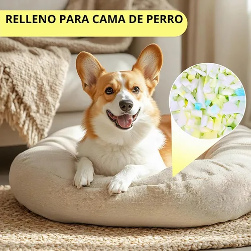 Vista 9 de Relleno de espuma viscoelástica triturada de 4.5 kg para silla de puf, relleno de primera calidad de alta densidad para puf
