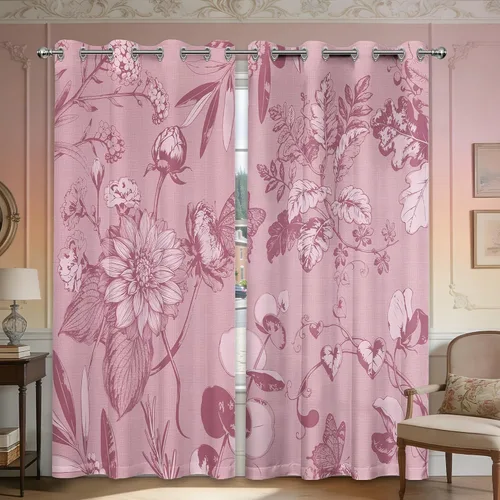Vista 20 de Cortinas opacas negras y doradas, cortinas modernas de mediados de siglo para dormitorio, sala de estar, 63 pulgadas de largo, juego de 2 paneles