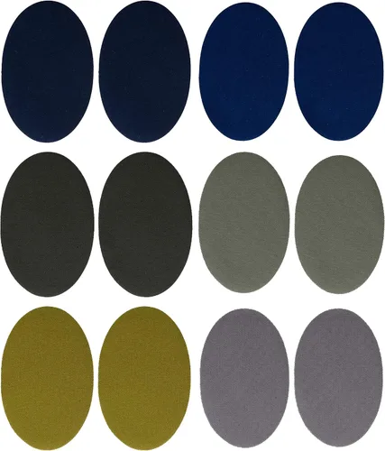 Vista 8 de Johnson & Smith Parches para Planchar - Juego de 12 Parches para Planchar para Ropa, Reparación de Jeans - Parches de Tela Adhesivos