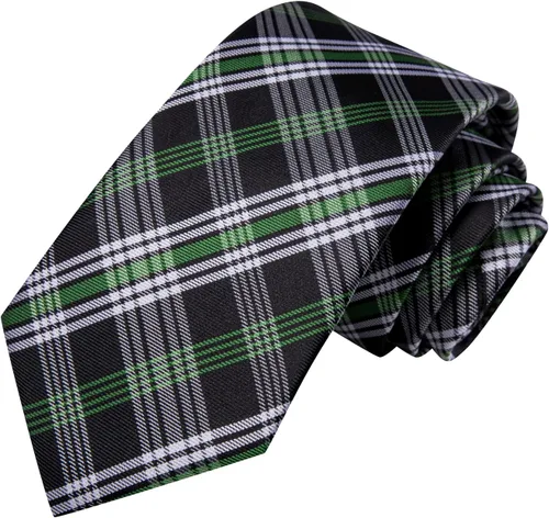 Vista 38 de Hi-Tie Corbatas de seda para hombre, diseño de cachemira a rayas, con bolsillo, gemelos cuadrados, conjunto formal de negocios