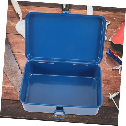 Vista 4 de Uonlytech Caja de herramientas portátil Caja de herramientas mecánica, implementos de tractor, caja de herramientas de reparación, caja