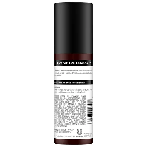 Vista 9 de ApotheCARE Essentials The Mender Aceite reparador del cabello, leche de coco, jazmín blanco, vitamina E, 4 onzas