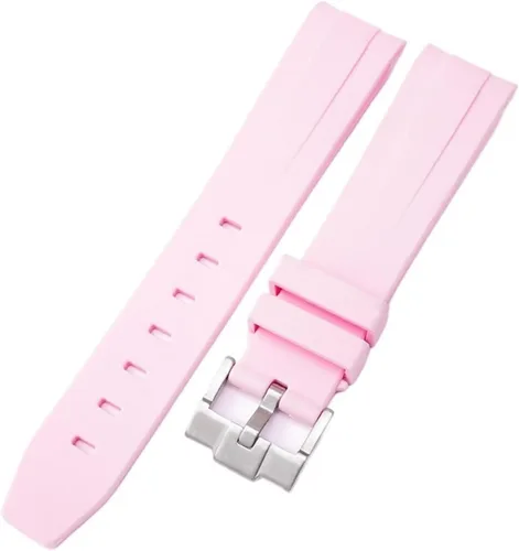 Vista 77 de Correa de camuflaje para Omega Moon Curvo Extremo Pulsera de goma de silicona Hombres Mujeres Sport Watch Band Accesorio 0.787 in